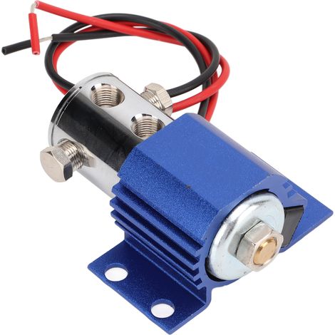 Frein de stationnement électrique universel pour voiture, kit de blocage de ligne de frein avant, contrôle de maintien en côte, solénoïde 12-24V DC, bleu (1/5)