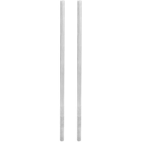 Barre d'enroulement en acier avec poignée antidérapante, 1/2 pouces de diamètre X 17.5 de longueur, pour porte de Garage, ressort de Torsion, 2 pièces. (1/5)