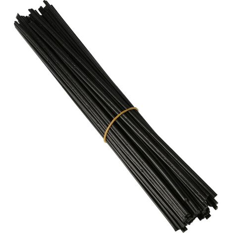 40 stücke Kunststoff-schweißdraht PP-schweißdraht für Kunststoff-schweißpistole/Heißluftpistole 250mm Schwarz K17576B