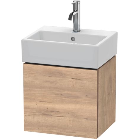 Duravit L-Cube Meuble sous-lavabo suspendu, 1 porte, charnière à