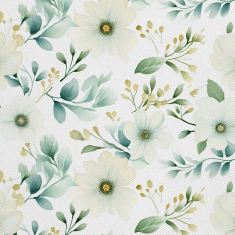 Tela decorativa para exteriores Oxford - Flores - DX2315