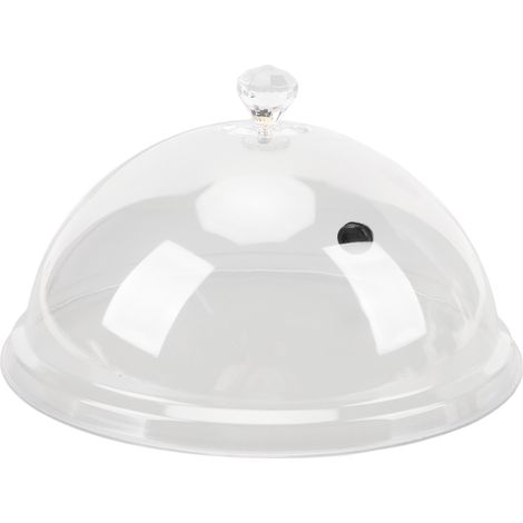 Cloche à fumée transparente 26,5 cm - Plastique et caoutchouc - Pour cocktails et plats gastronomiques (1/5)