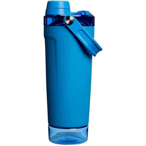Gobelet shaker à protéines en poudre de 590 ml (20 oz) en acier inoxydable 304, double isolation sous vide (bleu ciel) (1/2)