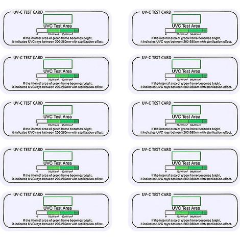 20 cartes de test d'effets lumineux (1/3)