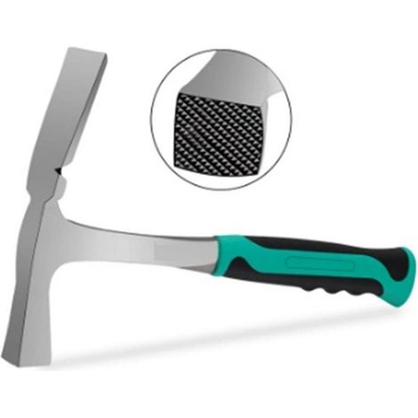 Marteau à Brique 980g - Monobloc - Manche Caoutchouté Antidérapant - Précision et Confort D Usage - Beast