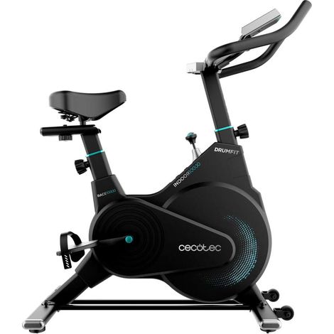 Cecotec Vélo d'Appartement d'Intérieur Compact DrumFit Indoor 10000 Race. Volant d'Inertie 10 kg Écran LCD (1/2)