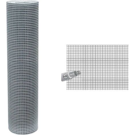 RETE ELETTROSALDATA ZINCATA 50 x 25 Filo Ø mm. 1,8 - H. cm 180