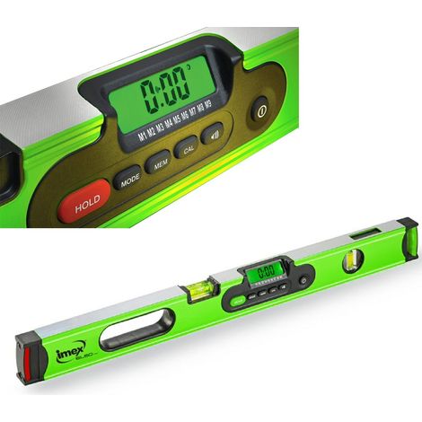 Imex Pro Digital Spirit Level Electronic Level LCD 360 Display 600mm EL60 MK11