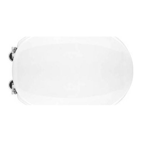 SIÈGE DE WC POUR CESAME VASO SIMPLEX FORMA 1 Dimensions : Blanc - Charnières à anneaux