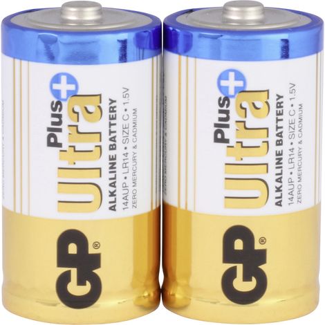 GP Ultra Pile LR14 (C) alcaline(s) 1.5 V 2 pc(s)