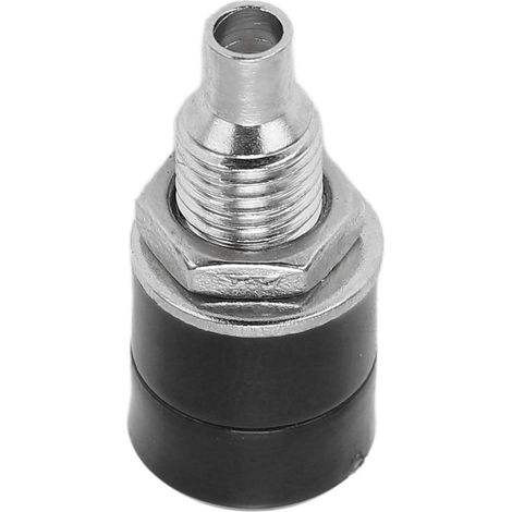 Connectique 20 pièces douille banane 4mm femelle cuivre nickelé jack panneau noir pour équipement électronique adaptateur (1/5)