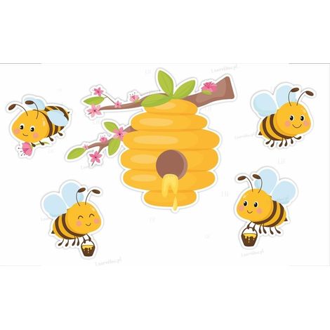 Decorazioni primaverili - Alveare e api