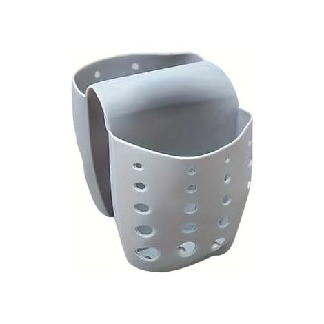 Porte-éponge pour évier, porte-vêtements, sac suspendu, panier de séchage à linge créatif et pratique en forme de selle (gris) (1/5)