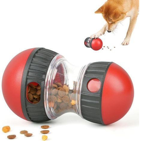 Jouet Interactif Chien, Distributeur Friandises Roulantes, Jouet Distributeur Croquettes Chien, Puzzle pour Chien, Jeux Intelligence Chien pour Chiens Grande, Petite et Moyenne Taille (1/5)