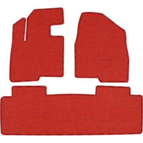 Tapis de sol dédiés pour SUV Baick Senova X55 (à partir de 2015) - EVA ROUGE ALVÉOLÉ (1/5)