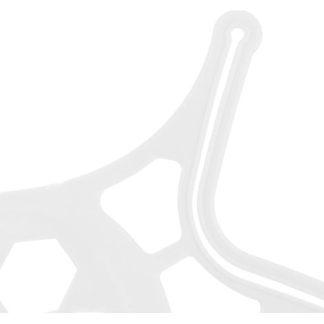 Cadre de Support pour Masque Respiratoire Réutilisable et Lavable - Accessoire Blanc