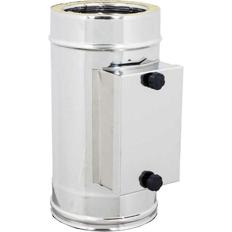 MODULO D'ISPEZIONE INOX DOPPIA PARETE Ø100/150 mm