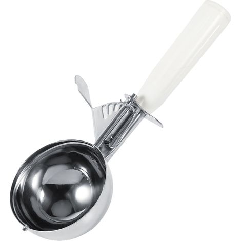 Cuillère à glace fruits pratique inoxydable manche plastique outil cuisine 8cm (1/5)