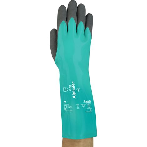 Ansell, Gants de travail AlphaTec® 58-735, vert, 6 paires, (1/5)