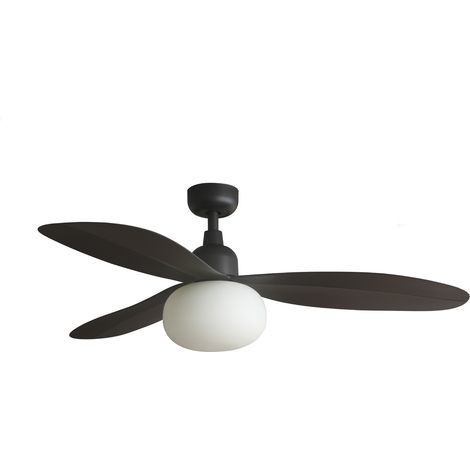 PALMA M Ventilatore da soffitto de soffitto marrone IP44 E27 (1/3)