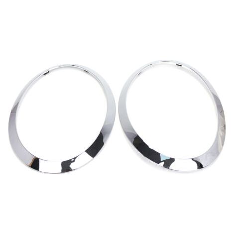 Zoternen Anneau de garniture de phare de remplacement, 2 pièces, pour BMW MINI COOPER F55/F56/F57 2014-2021 OEM 51137300631, 51137300632, 51712355791, 51712355798 (1/5)