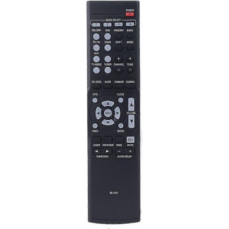 Télécommande RC1170 pour les récepteurs AV Denon AVR-1513, DHT-1513BA, AVR-X500, AVR-S500BT, RC-1156, RC-1157, RC-1180 et RC-1183. (1/5)
