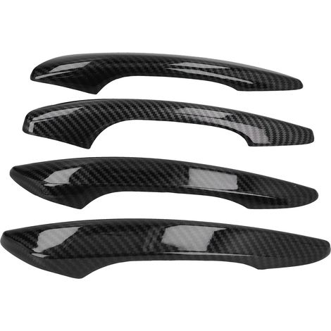Poignées de porte de rechange style fibre de carbone pour Mazda 3 Hatchback BP 2019-2020 (1/5)