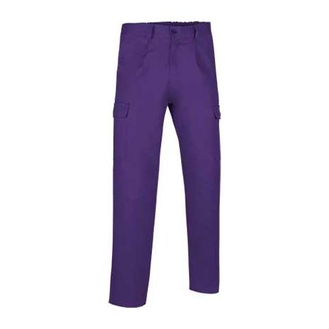 Pantalón largo multibolsillos con pinzas Caster XL Violeta uva