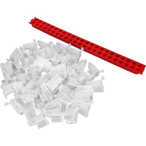 Königinnenkäfig-Set aus Kunststoff mit Transportstreifen – Imkereizubehör (1/5)