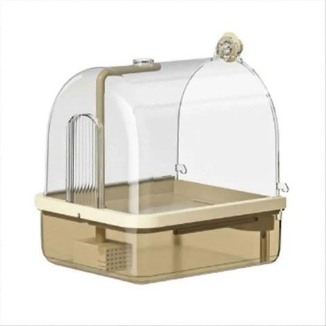Baignoire automatique intelligente pour perroquet avec plusieurs robinets, idéale pour les perruches et les phénix. (1/5)