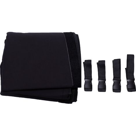 Housse de protection pour tuyau de climatiseur, anti-poussière, isolante thermique, gaine noire (1/5)