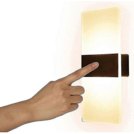 Applique murale d'intérieur à piles avec interrupteur, lampe LED rechargeable par USB, veilleuse tactile pour chambre d'enfant (1/5)
