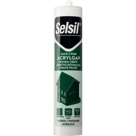 12 x SELSIL SILICONE ACRILICO EFFETTO INTONACO 310 ML