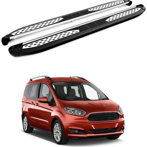 TURTLE kompatibel mit Ford Courier 2014-2023 Trittbrett Plus Schwarz