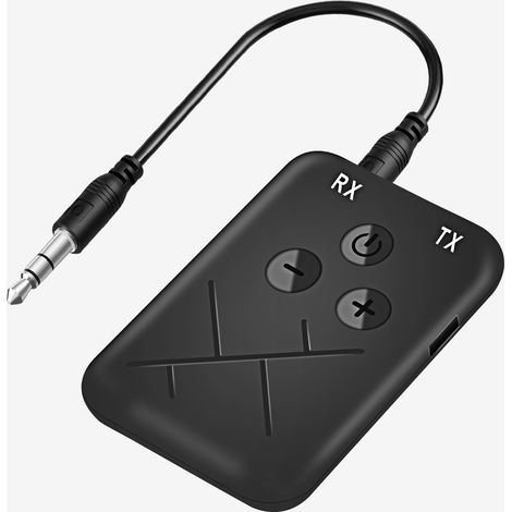 TX10 2-in-1 Bluetooth 5.0 Wireless Audio Transmitter/Receiver, 3.5" Bluetooth Receiver/Transmitter Adapter (1/3)