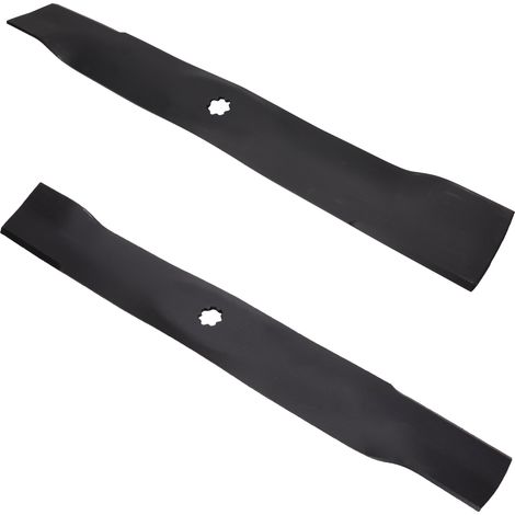 2x 54cm lame pour JOHN DEERE tracteur de pelouse AM137328 AM141033 M156170 M156171 (1/3)