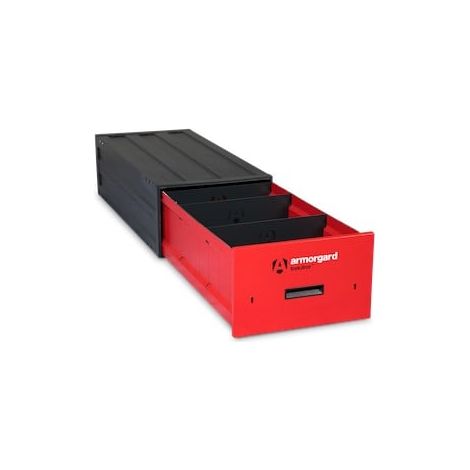 Bloc tiroirs pour véhicule utilitaire 490x1105x300 – TKD1 – Acier 1,5mm – Charge 120kg par tiroir – Système de roulement à billes – Armorgard