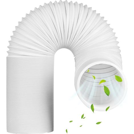 Tuyau de Climatisation Portable 2m Ø150mm Tuyau Climatiseur Mobile pour Salle de Bain Cuisine Climatisation Sèche-linge Déshumidificateurs (1/5)