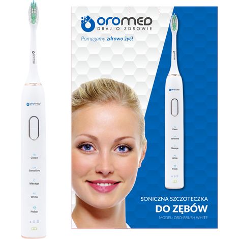 Oromed ORO-brush Schallzahnbürste Weiß 1 Stk. (1/5)