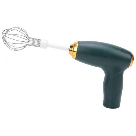 CCYKXA Corded Hand Mixer Portable USB Rechargeable Electric Whisk Perfect for Mixing, Baking and Cooking Green