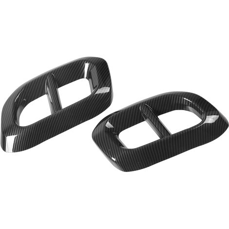 Sortie d'échappement Quad en acier inoxydable pour Mercedes GLE350 GLE450 GLC GLS W167 X253 X167 2020, embout décoratif double, remplacement facile, kit de 2 pièces (1/5)