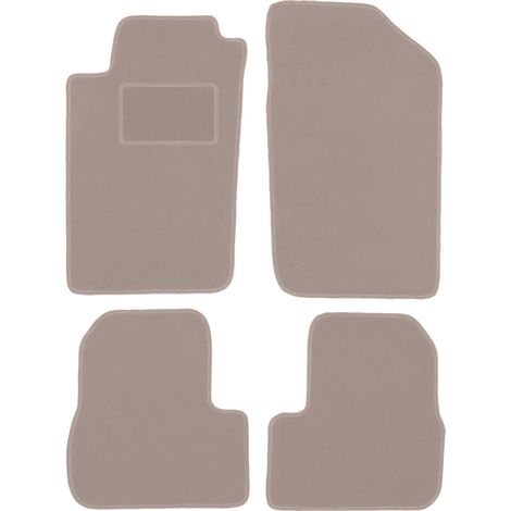 Beige Veloursmatten für: Peugeot 206 Fließheck, SW, Kombi, CC, Cabrio (1998-2010) (1/5)