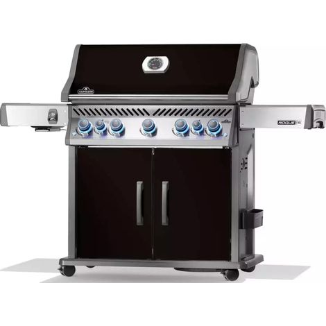 barbecue a gas napoleon "rogue pro-s 625 rsib" nero 7 bruciatori