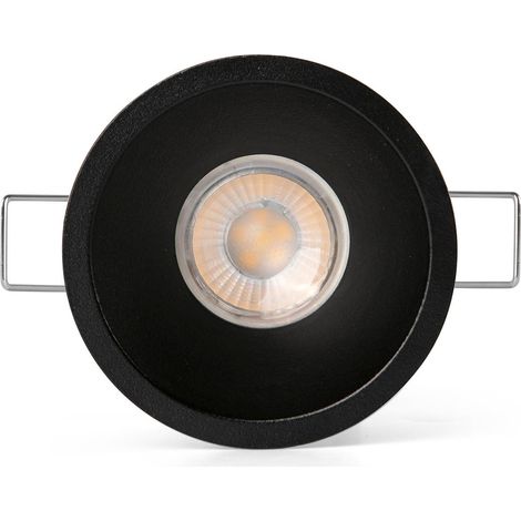 FLAC Empotrable negro IP20 MR11 GU10