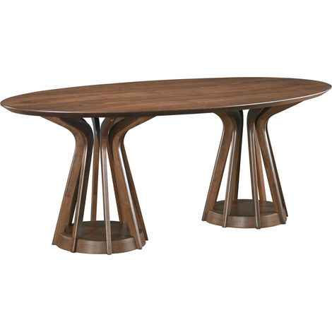 Selsey Stenne – Esstisch 200 x 110 cm, Nussbaum-Optik