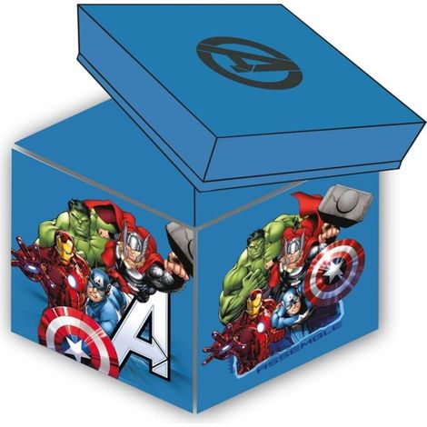 Cube et Tabouret de rangement 2 en 1 - Avengers (1/2)