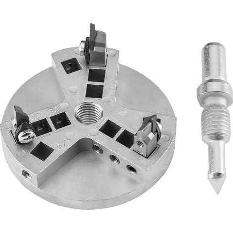 Fliesenlochschneider, vierfach verstellbar, 33, 53, 67 und 73 mm