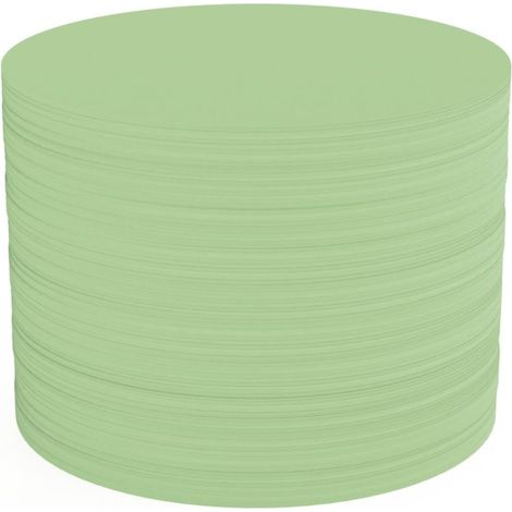 Magnetoplan Kommunikationskarte rund, Ø 100 mm, 500 Stück, grün, D 100 mm, 500 BL 500 Stk
