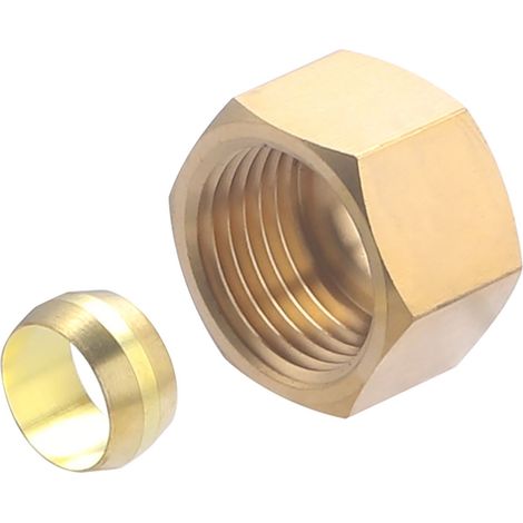 Tuerca Hembra con Anillo Bicónico QUICK PLOMBERIE - Ø12 Hembra 1/2