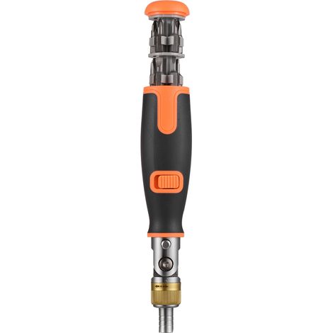 Tournevis à cliquet réversible 10 en 1, ensemble de tournevis à embouts multiples, outil réglable pour écrous 6,23 mm (1/2)